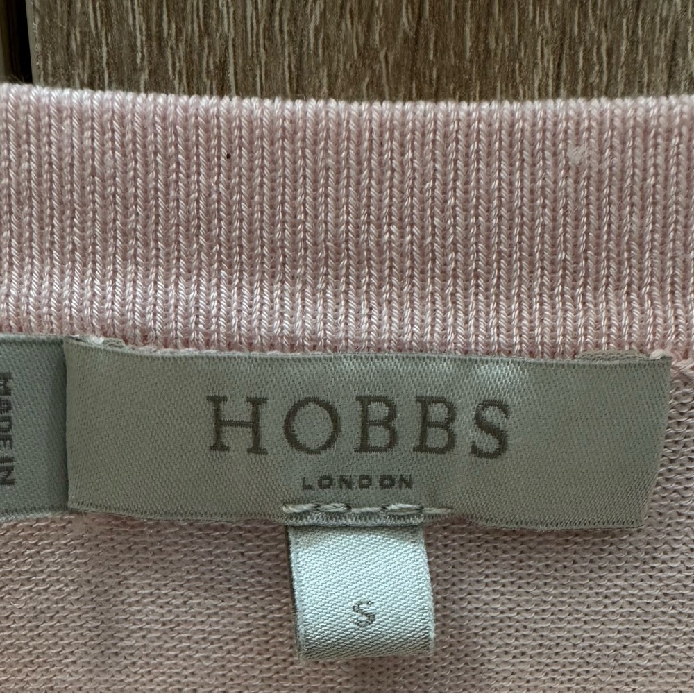 Hobbs of London Chic Light Pink Bolero Shrug - Picture 5 of 8